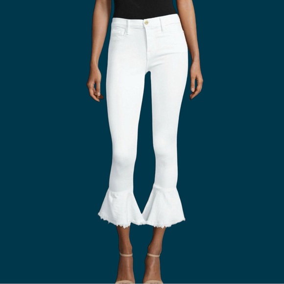 NWT For The Republic High Rise White Jeans - Picture 1 of 11